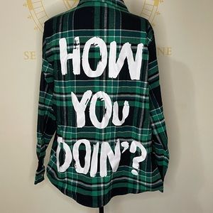 Cakeworthy Friends Ross collectible flannel